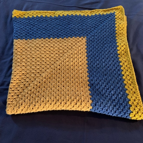 Granny Square Blanket, 52 inches x 52 inches - Picture 2 of 8